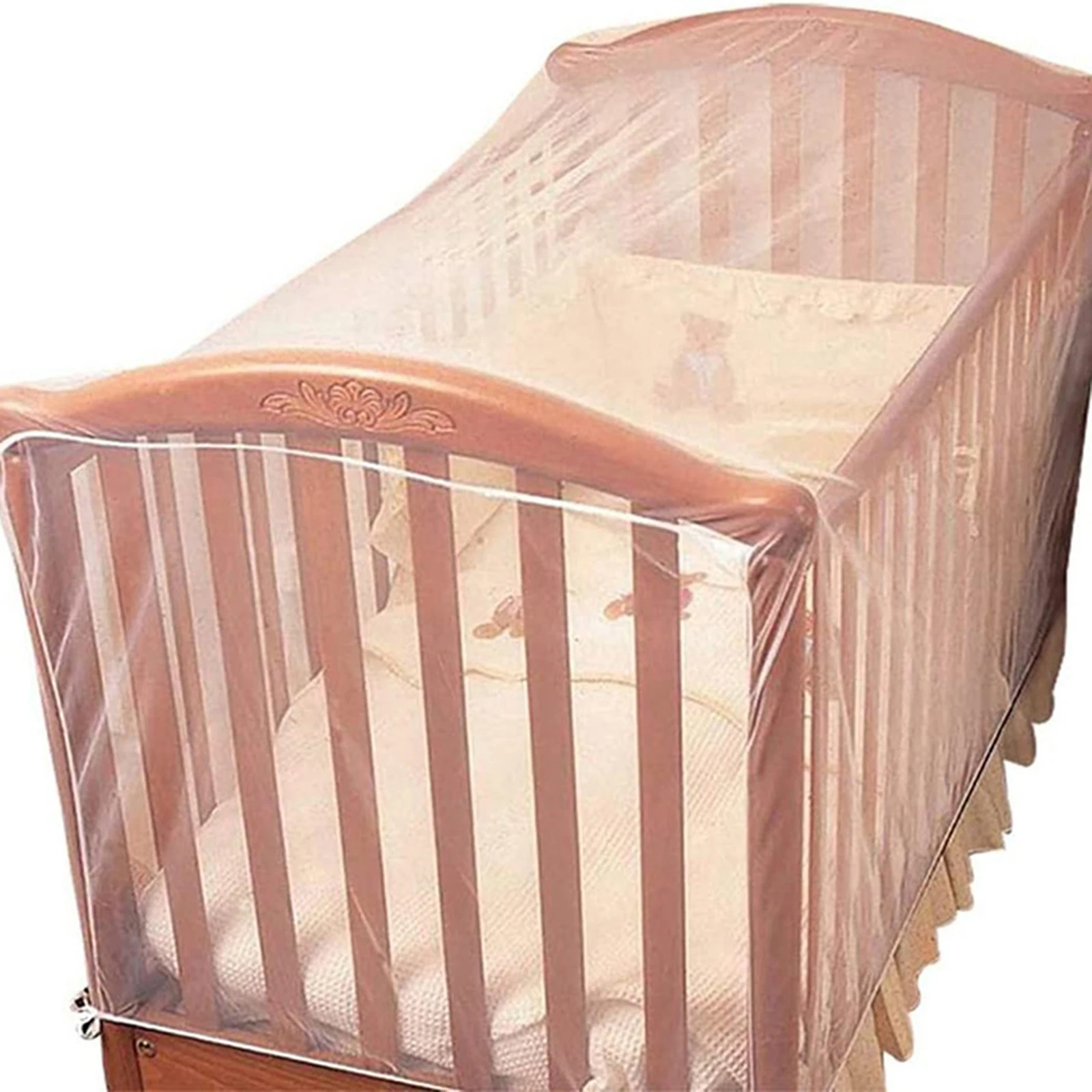 Baby Crib Mosquito Net Mesh Breathable Nursery Canopy Mosquito & Insects Protection for Baby Toddler Bed