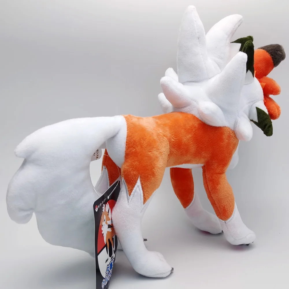 Pokemon LEGENDS Z-A Lycanroc Dusk Midnight 5 form 12 inches Plush Toy , Scarlet Violet Wolf Sword and Shield Stuffed Animal