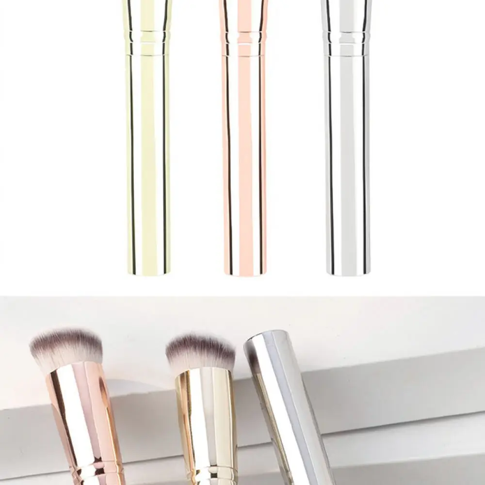 Angled Concealer Brush For Face Spot Correction Soft Synthetic Fiber Bristles Precise Blending Professional Makeup Tool