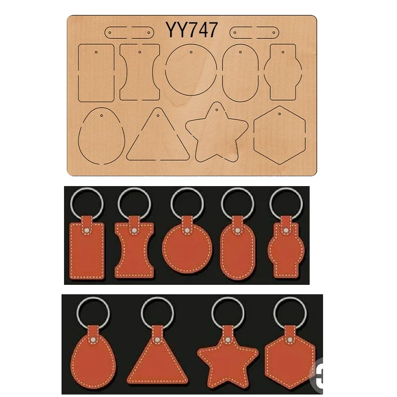 A variety of key chain knife mold wood moldYY747Is Compatible with Most Manual Die Cut