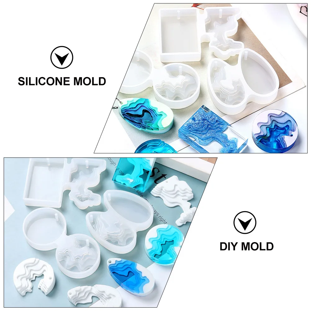 

3Pcs Silicone Pendant Molds Jewelry Making Tools DIY Craft Mold for Resin Casting Water Droplet Jewelry Pendant Molds