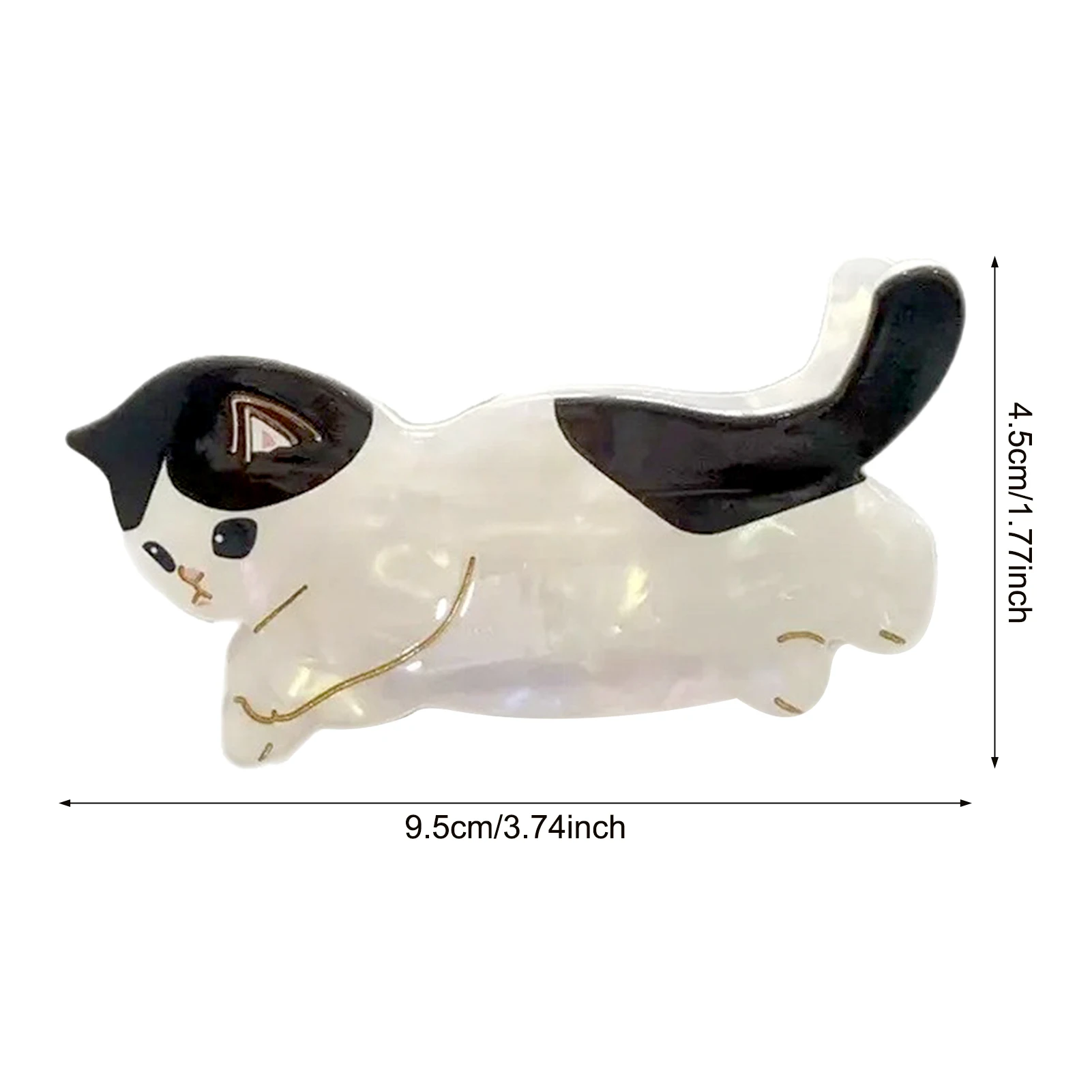 Niedliche Katzen-Design Haarklammern für Frauen und Mädchen, Pferdeschwanzhalter, Haarspangen für Langes und Kurzes Haar, Tägliche Haarklammern, Haaraccessoires – Detail 5