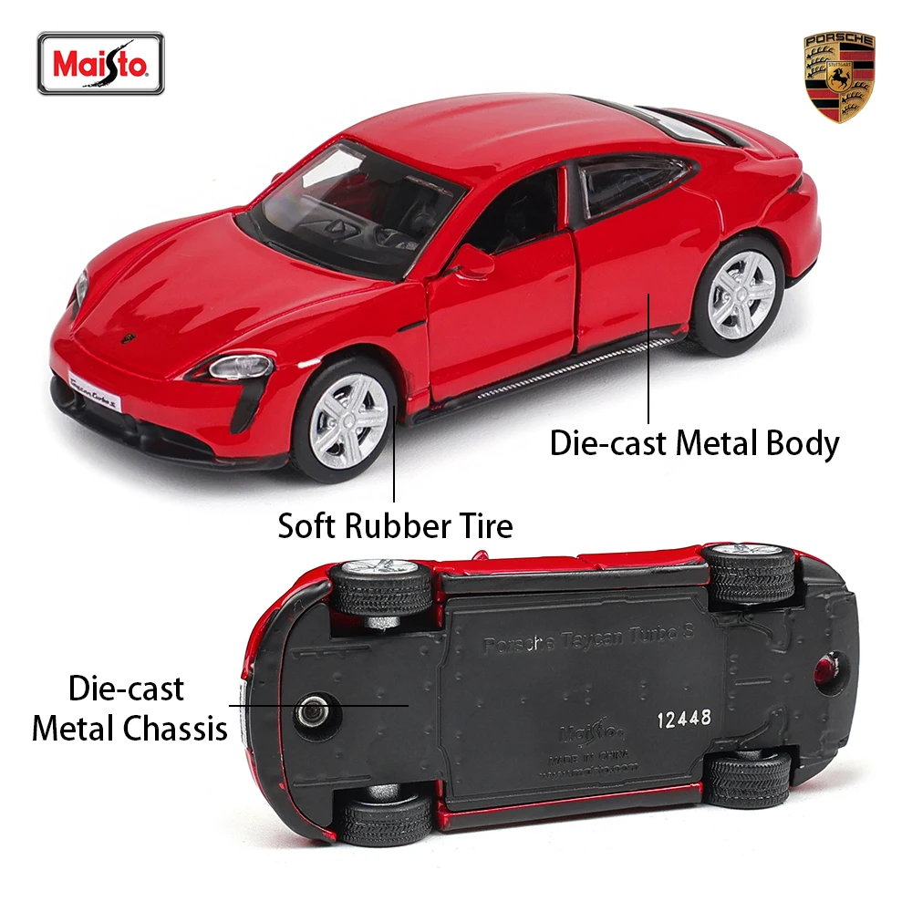 Maisto 1:64 Ferrari SF90 SP1 Lamborghini 37 Chassis full alloy die-casting car model collection gift toys