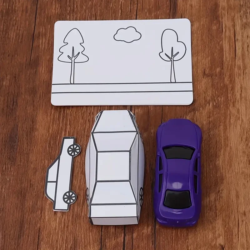

Appearing Car By Hyde Ren Magic Tricks Funny Card To Paper Car Illusion Box Magic Tricks Toy Street Magic Show Magic Props