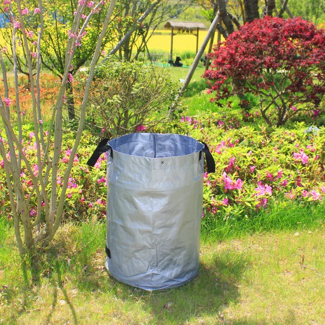 Thickened portable woven leaves large capacity 26 gallon garbage bags gardening deciduous leaves bags