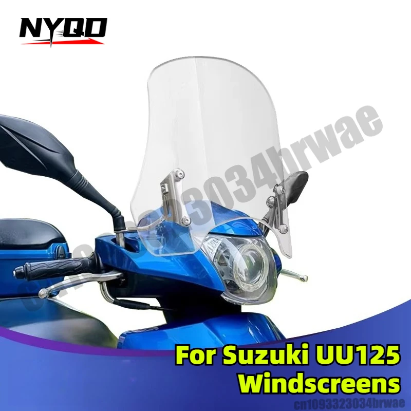 Parabrisas para Motocicleta, Deflector de Viento Universal para Motos, Accesorios para Suzuki UU125
