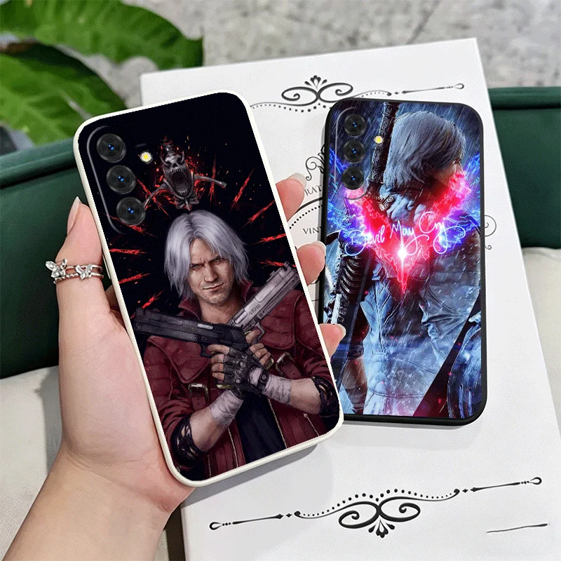 D-Devil M-May Cry 5 Soft Phone Case For Samsung A17 A16 A15 A14 A13 A57 A56 A55 A54 A53 A37 A26 A25 A24 A23 A36 A35 A34 A33 Coup