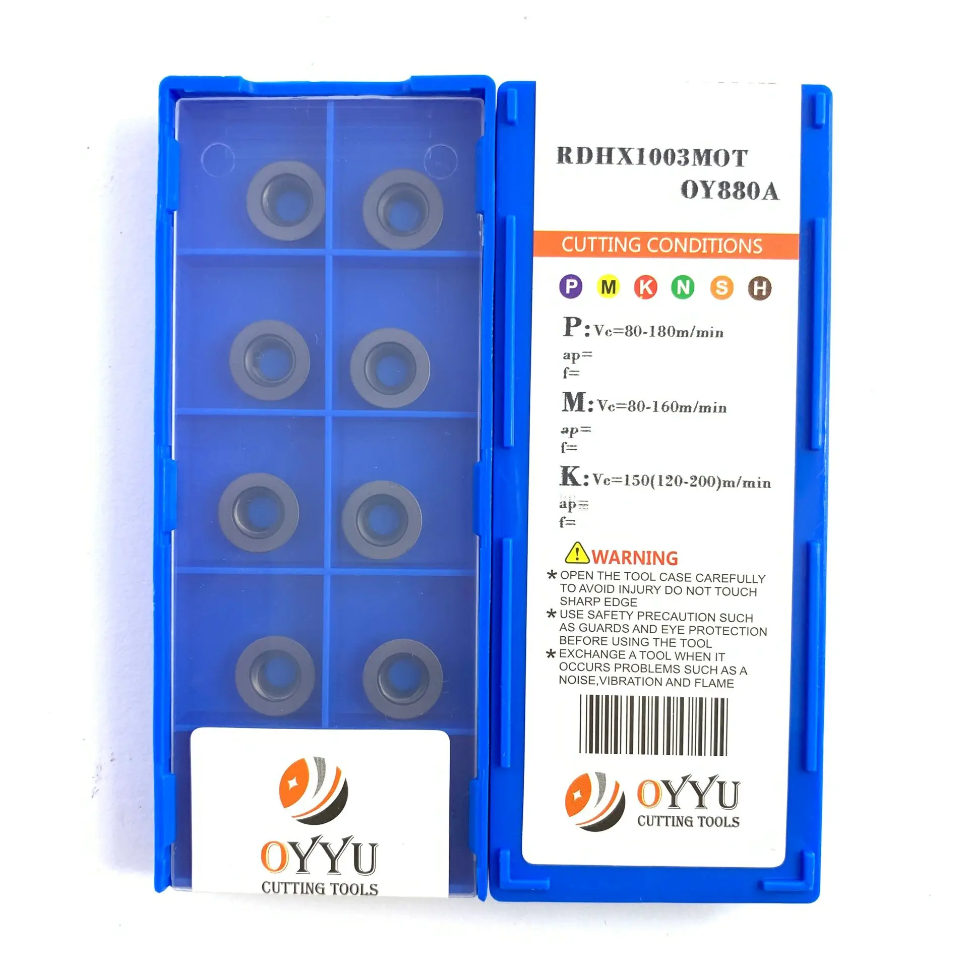 Oltre RDHX oyoy880a RDHX12T3 utensili da taglio per tornio con inserto in metallo duro 10 pezzi lavorazione acciaio acciaio inossidabile ferro