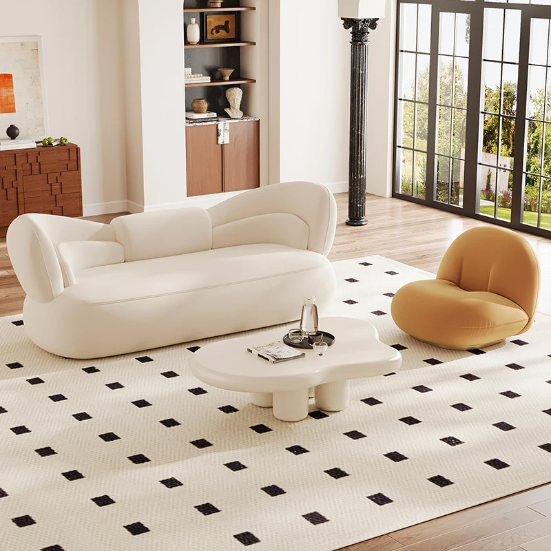 

Скандинавский повседневный тканевый офисный диван, современный креативный салон красоты, проживание в семье, диван с бантом, дизайнерская офисная мебель Divano Letto FYSS