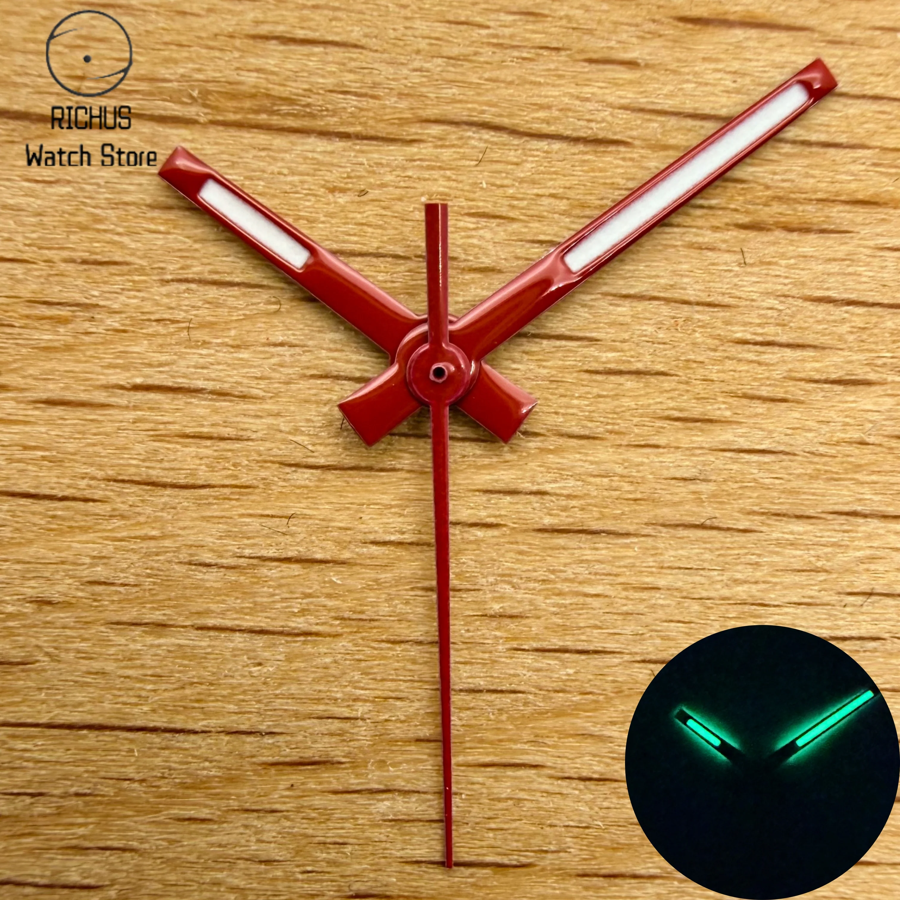 Nh Multi Color Watch Hands Set Green Luminous Fit NH35 NH36 ETA2824 2836 PT5000 Miyota 8205 8215 821A DG2813 3804 Movement Parts