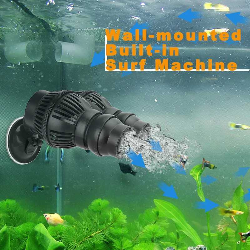 

Fish Tank Built-in Surf Pump Wave Maker Mute Wavemaker Water Pump for Aquarium 2.5W 3W 6W 12W 24W 48W Flow Surf Pump