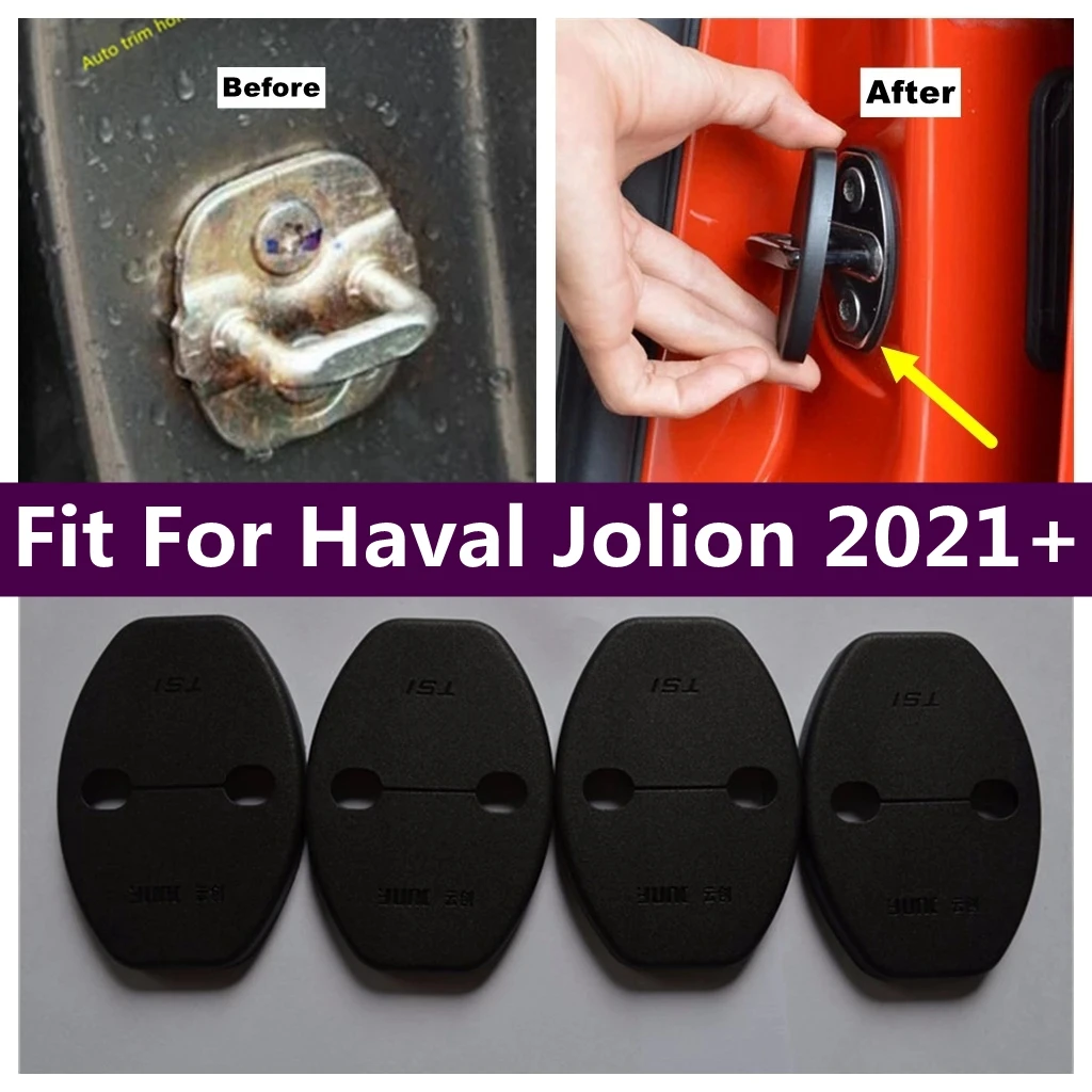 

Inner Door Lock Protector Decoration Cap Cover Fit For Haval Jolion 2021 - 2024 Car Accessories