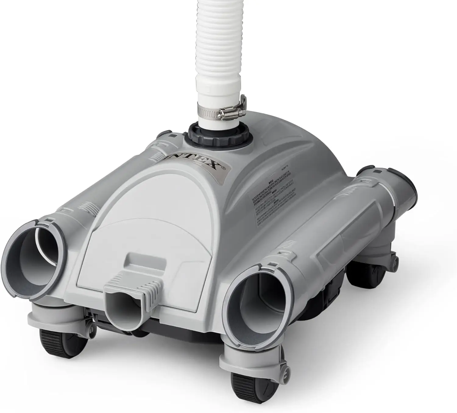 Limpiador automático de piscinas sobre el suelo con manguera de 24 pies para una fácil mantenimiento, compatible con accesorios de 1,5 pulgadas