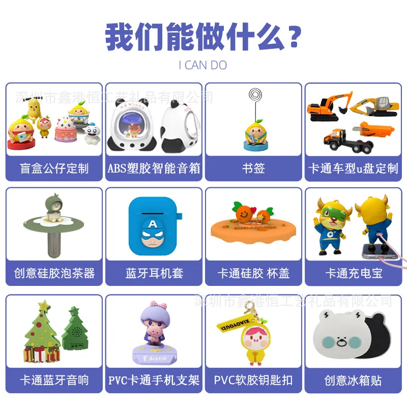 

2025 hot sale Creative gifts Bluetooth audio Customized PVC soft rubber doll Open mold Free design Cartoon cute Bluetooth speake