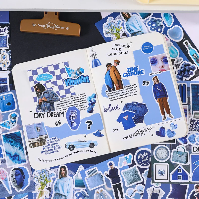 6Packs/Lot Human Drift Serie Retro Creatieve Decoratie Diy Label Sticker