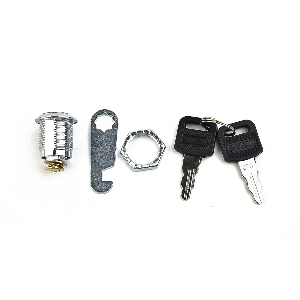 Fashion Mailbox Lock Lock 2 Keyed 25 Box Mail Cabinet Set Tool Cam-Lock Wardrobe Cupboard Cylinder Desk Drawer