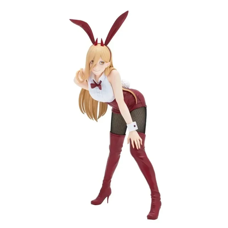 W magazynie FuRyu Original Bicute Bunnies Chainsaw Man Power Rabbit Girl Figurka akcji Anime Model Kolekcjonerskie zabawki dla chłopców 25Cm