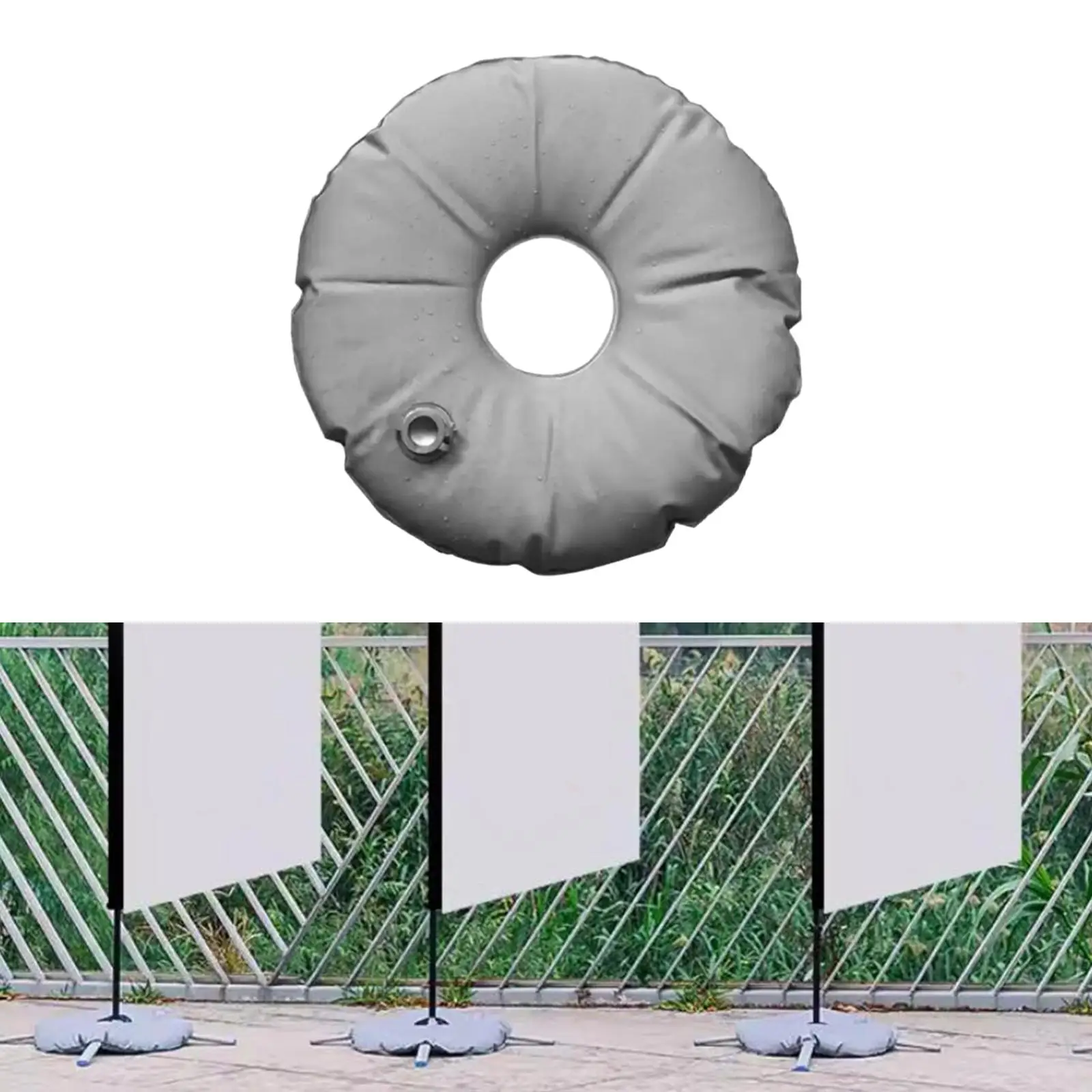 Umbrella Base Weight Water Bag Foldable for Balloon Column Stand Garden Arch