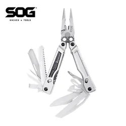 SOG 19 in 1 PowerPlay EDC Multitool Pliers Wire Stripper Survival Professional Crimping Plier Outdoor Hand Tools Bit Set -PX1001