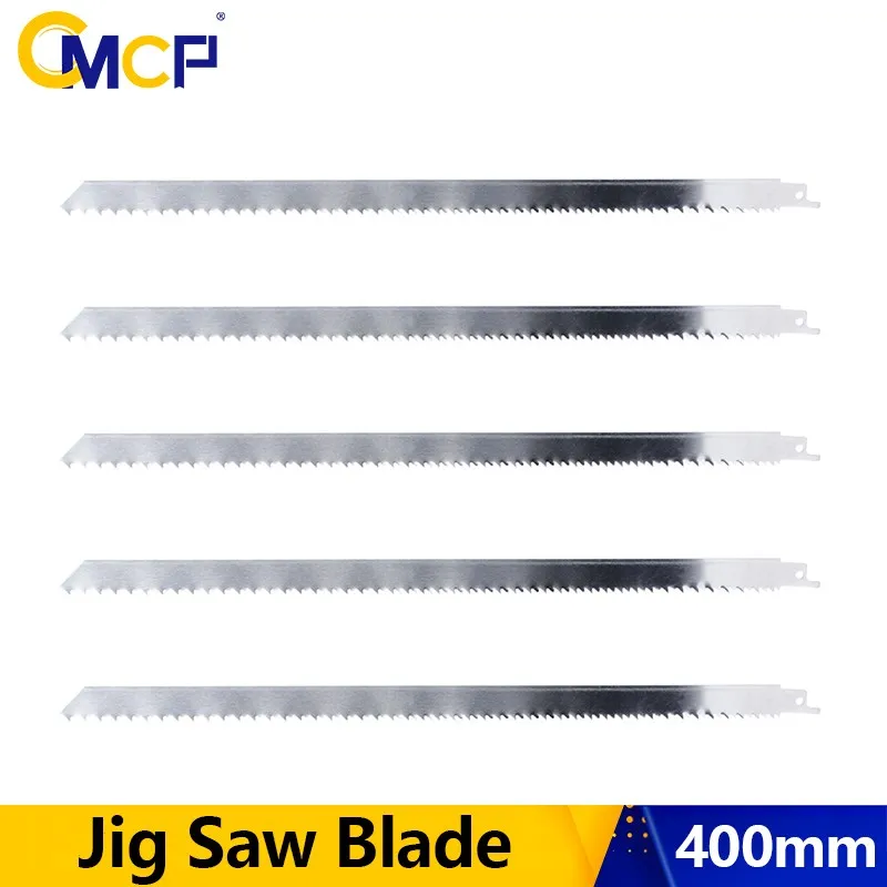 Cmcp Jig Zaagblad 400Mm Lengte Rvs Jigsaw Blade Voor Snijden Bevroren Vlees/Bone/Hout Vergeldende zaagblad