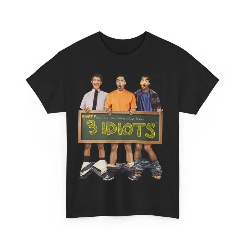 3 Idiots Aamir Khan Bollywood 2 T shirt By Ricky P Heavy Cotton