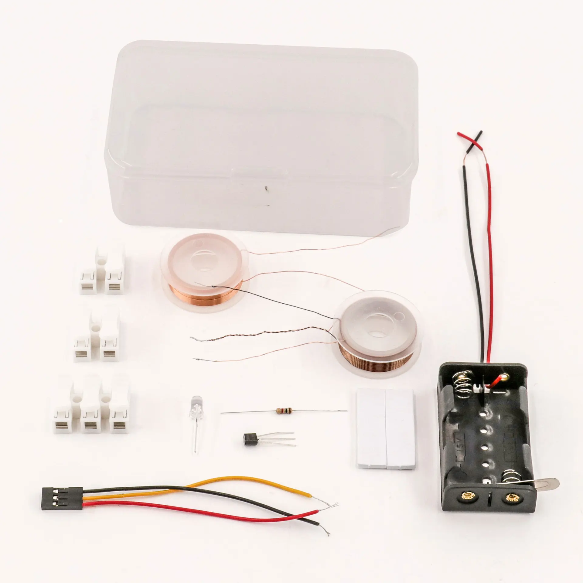 Elektromagnetisches Experiment mit Raumscheiding und Stromextraktion, DIY-Technologie, Grundschule, elektrische Wissenschaft
