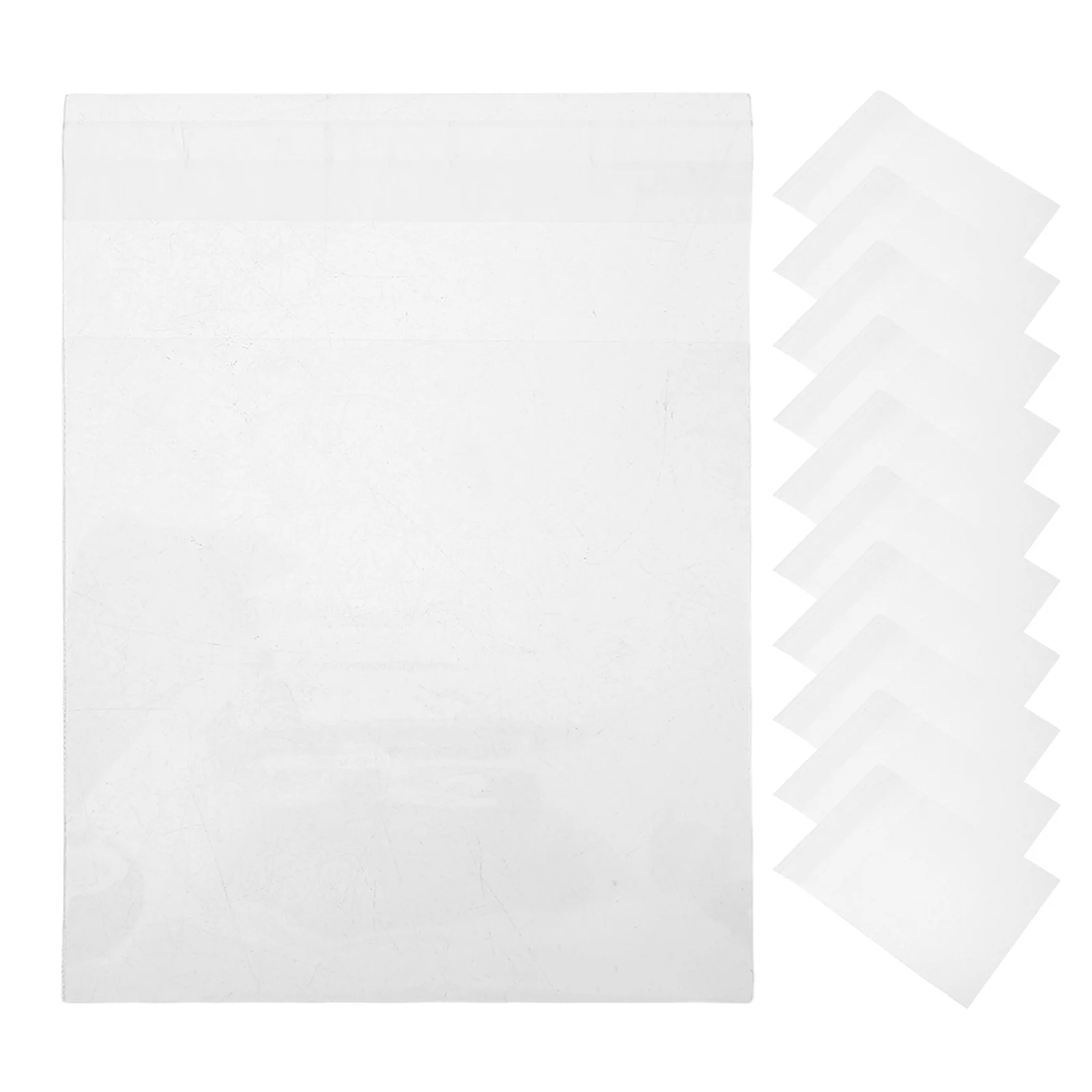 

500Pcs Transparent Self Sealing Cookie Bags Clear Cellophane Bags Resealable Candy Biscuit Packaging Clear Bag