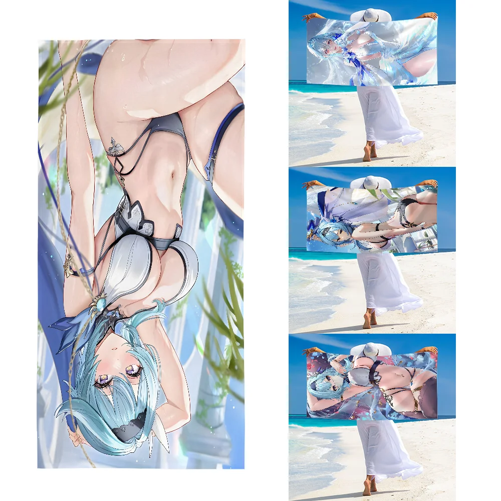 Eula Lawrence Sexy Anime Towel Ultra Soft Absorbant Quickdry Large Beach Towels Personalized Gym Sport Bath Towels