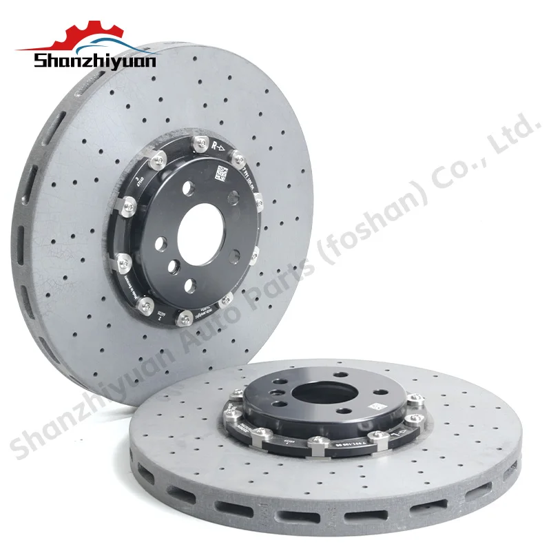 Car Carbon Ceramic Disc Rotor Kit 380-405mm Part Upgrade Sale for BMW X3 E83 X1 E84 M5 F90 M5 E34 G16 G70 E38 E32 F06 E24
