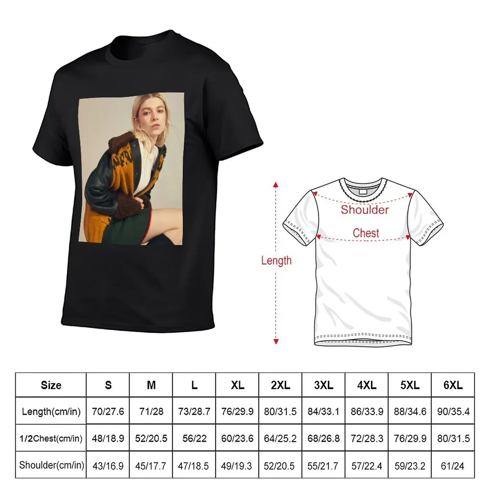 Hunter Schafer Jules Vaughn Euphoria T-Shirt kawaii clothes blanks designer t shirt men