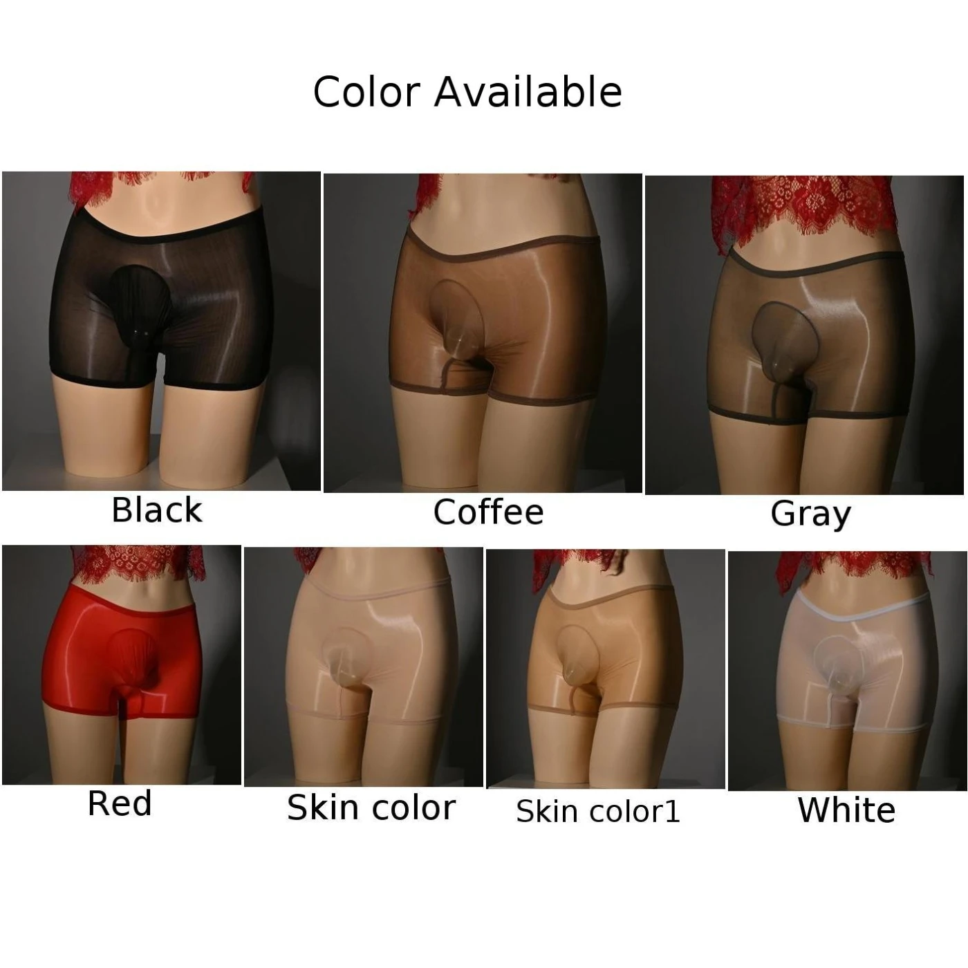 Sexy Men\'s Sissy Pouch Panties Transparent Shorts And Underpants Ball Pouch Sheer Mesh Underwears Man Pack