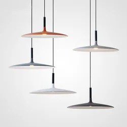 Minimalist UFO Pendant Lights Nordic Colorful Ceiling Hangling Lamps Dining Room Table Kitchen Restaurant Bar Decor Chandeliers