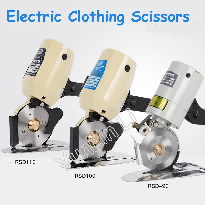 

Electric Circular Knife Cutting Machine Hand-held Garment Clothes Cutter Electric Round Knife Cutting Scissors