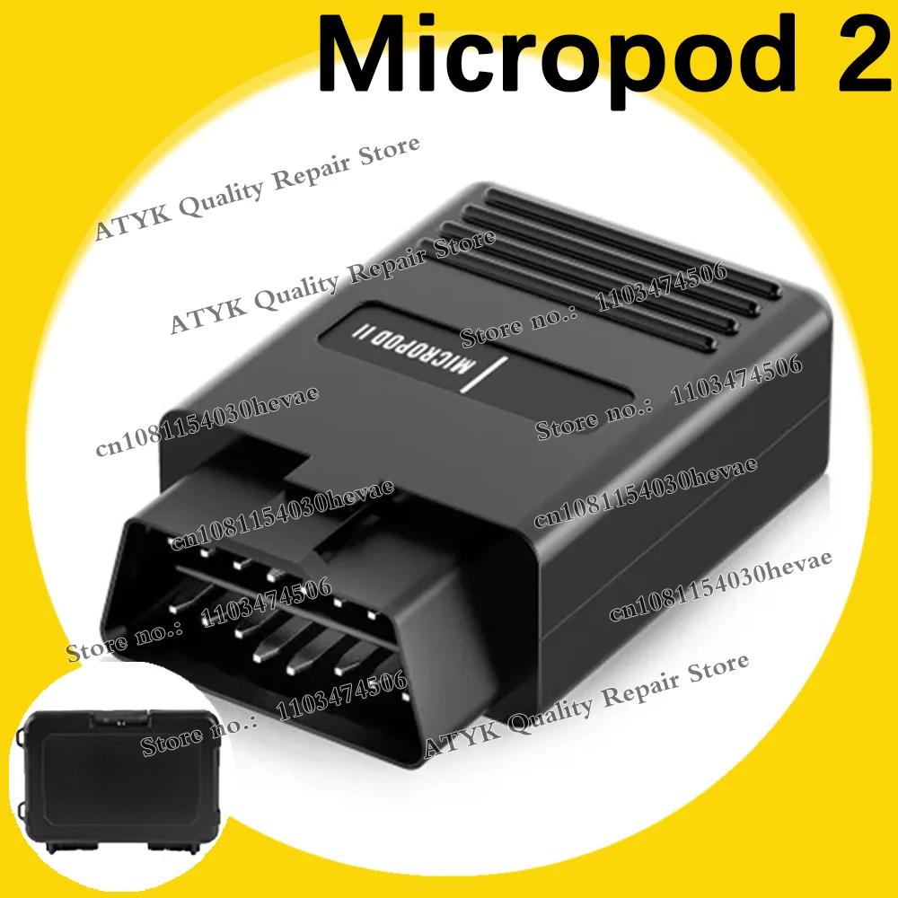 MicroPod 2 Witech V17.04.27 diagnóstico para coche OBD equipo externo programación en línea reparación automática lector de código herramienta obd2