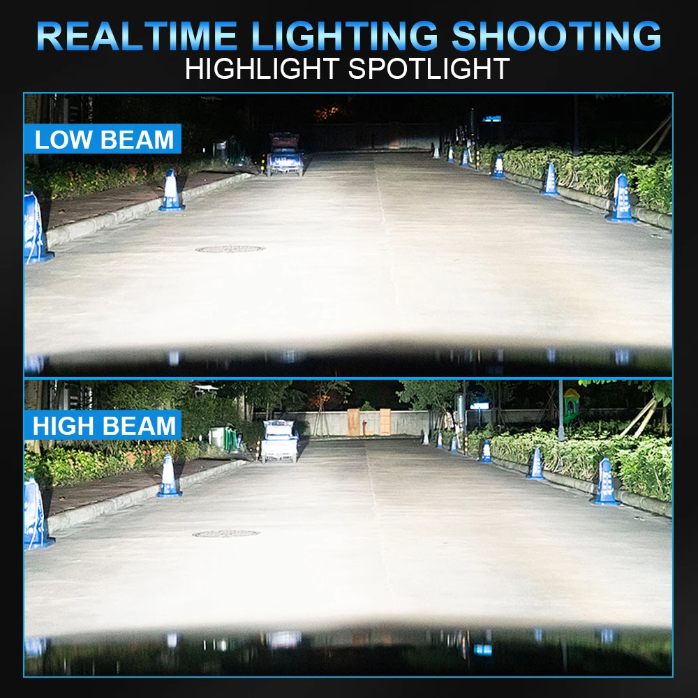 Drei Kupferrohr D1S D3S LED-Leuchten Auto-Scheinwerferlampen D2S D4S CANBUS 1500000LM Hochleistungs-Auto-Leuchten Turbo-Lampe Xenon HID