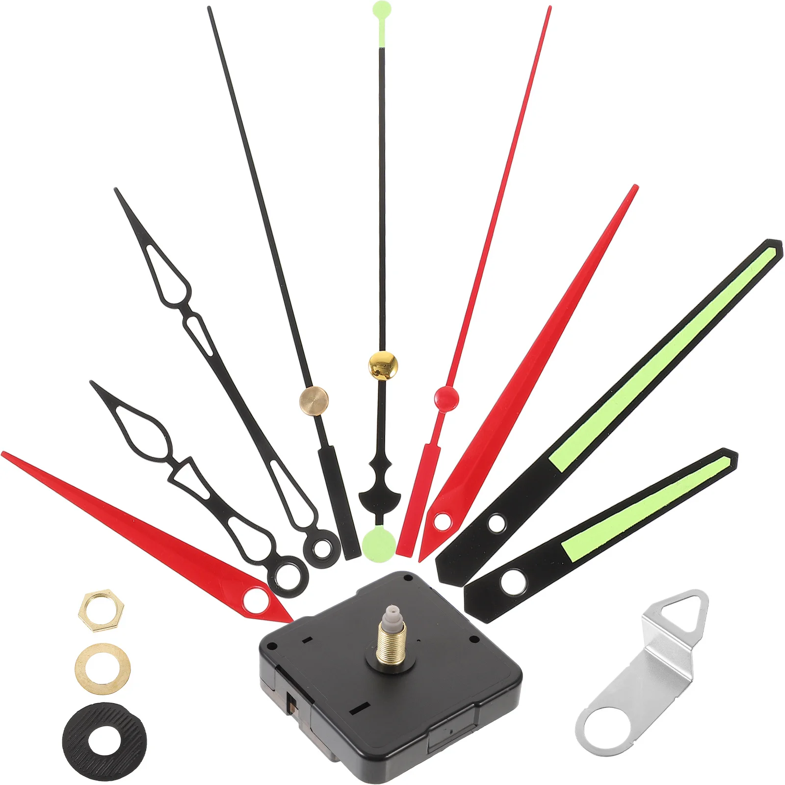 

1Set Clock Mechanism Operated Repair Kit with Fluorescent Hands for Various DIY Projects Silent Technology