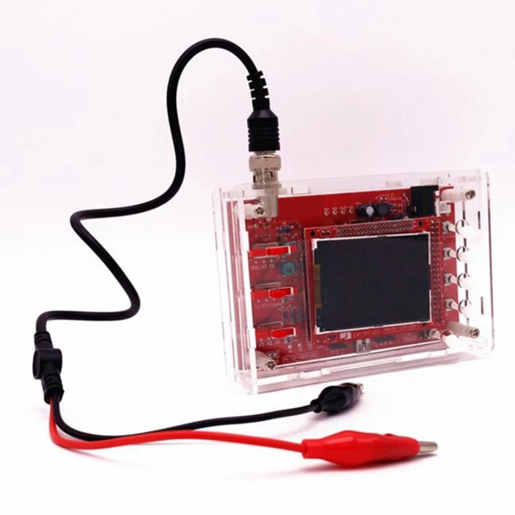 Dso138 Oscilloscope Kit Diy Learning Kit Handheld Pocket Digital Oscilloscope Kit Smd Soldering + Acrylic Diy Case