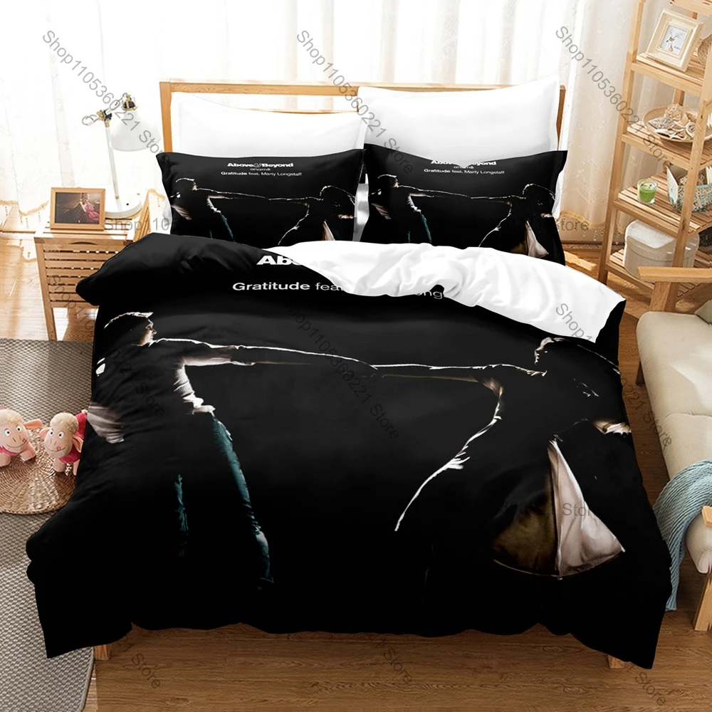 Soft Pale Violet Abstract Night Sky Electronic Line Art 3Pcs Bedding Set Duvet Cover & Pillowcases Minimal Dream Home Textile