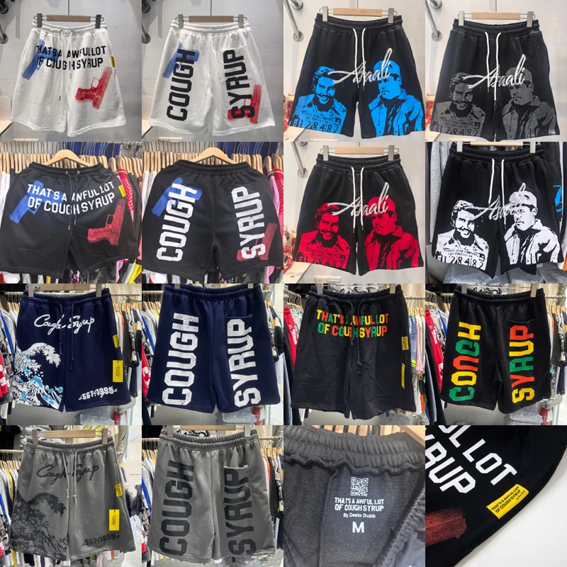 

THAT'S A AWFUL LOT OF COUGH SYRUP Casual Shorts Real Photos High-quality Summer Loose Drawstring Sports Shorts