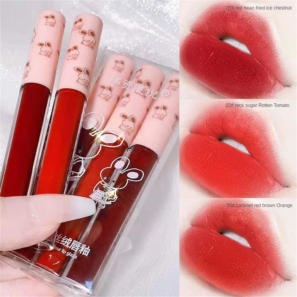 Labial Mucus Easy To Apply Color Not Easy To Stick To Cups Labial Glaze Lip Gloss Velvet Lip Glaze Outline A Full Lip Color