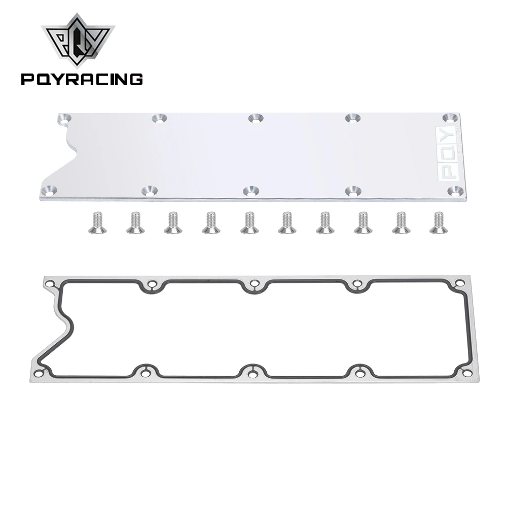 LS Gen 3 VALLEY PAN Cover with GASKET Plate Billet Low Profile Knock Sensor Delete LSX LS1 PQY-VCC04S