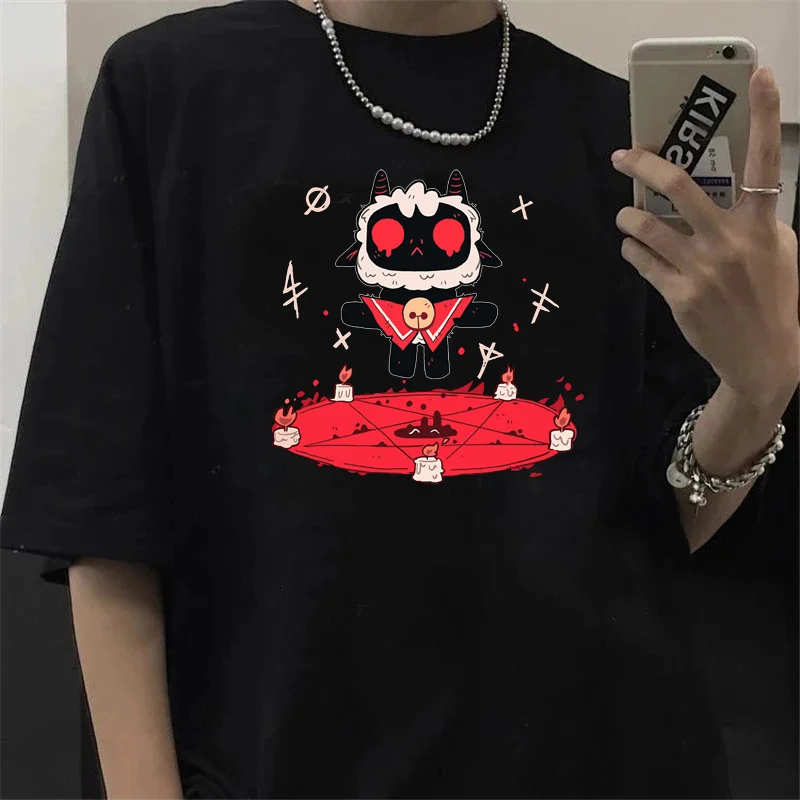 Culte du agneau T-shirt hommes japonais Vintage 2022 graphique T-shirt haut t-shirts Couple vêtements Anime