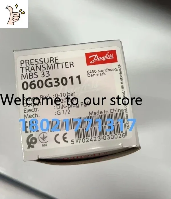 2026.4 Danfoss MBS33M Pressure Sensor Is Suitable For High-precision Stainless Steel 4-20mA Transmitter On Ships.