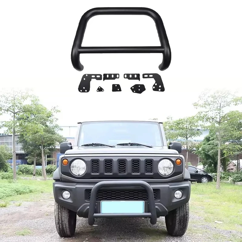 4x4 Off-Road Front Bumper Anti-Collision Bar U-Shaped Front Guard Bar for 2023-2025 Suzuki Jimny 5 Door Modification Accessories
