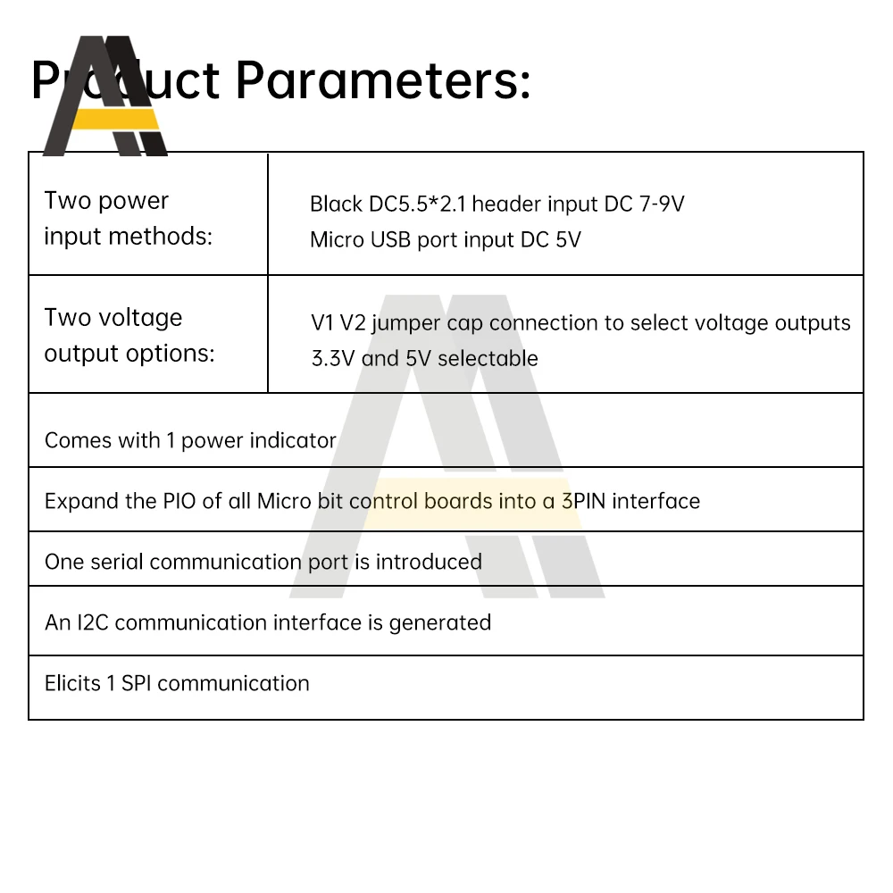 مايكرو: بت V2 لوح تمديد محول الاستشعار لوح تمديد وحدة متوافقة مع 3.3 فولت 5 فولت بيثون تطوير البرمجة #6