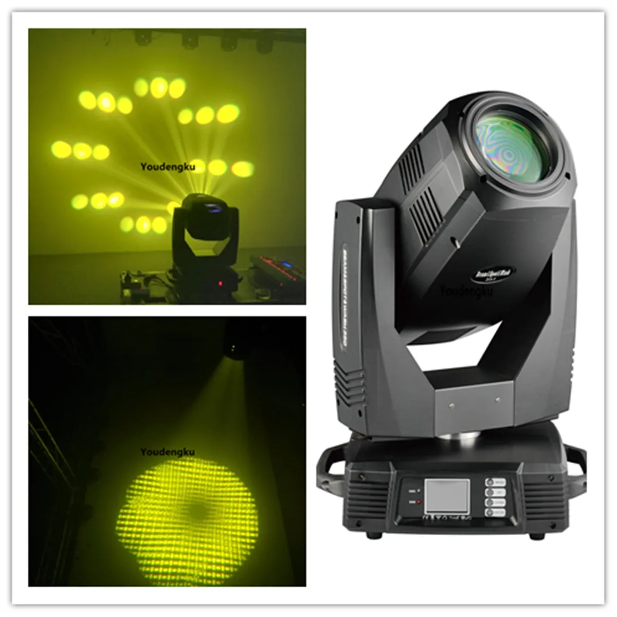 4 pieces Rainbow Effect 17R Sharpy 350W Moving Head Beam DJ stage show nightclub light