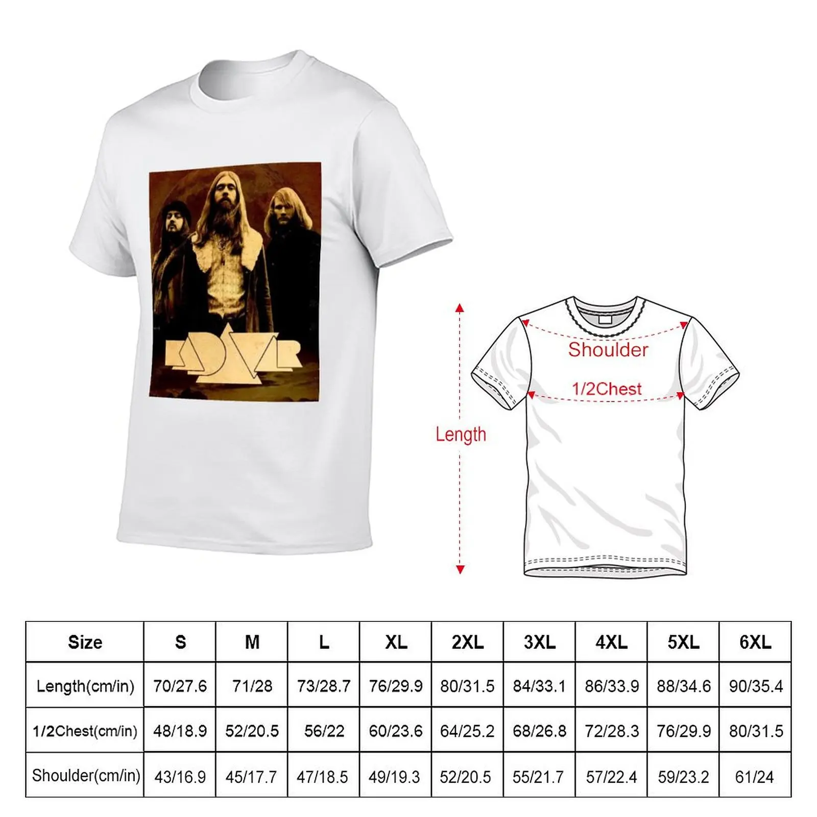 Kadavar Poster T-Shirt man t shirts graphic t shirts for man pack cotton T-Shirt
