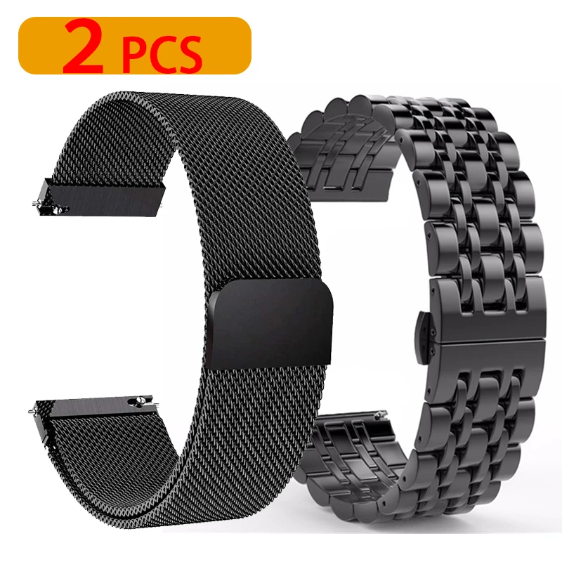 20mm 22mm For Colmi P30 Smart Watch Stainless Steel Watch Band Magnetic Bracelet For Colmi P8 Plus Max Strap P28 Plus Wristbands