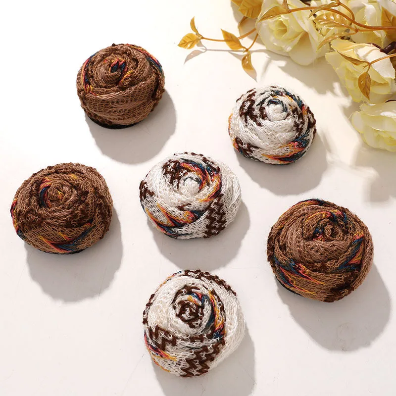 

1pc Handmade Rose Hair Clip - Soft Winter Headband & Hair Accessory, Retro Barrettes for &, Vintage