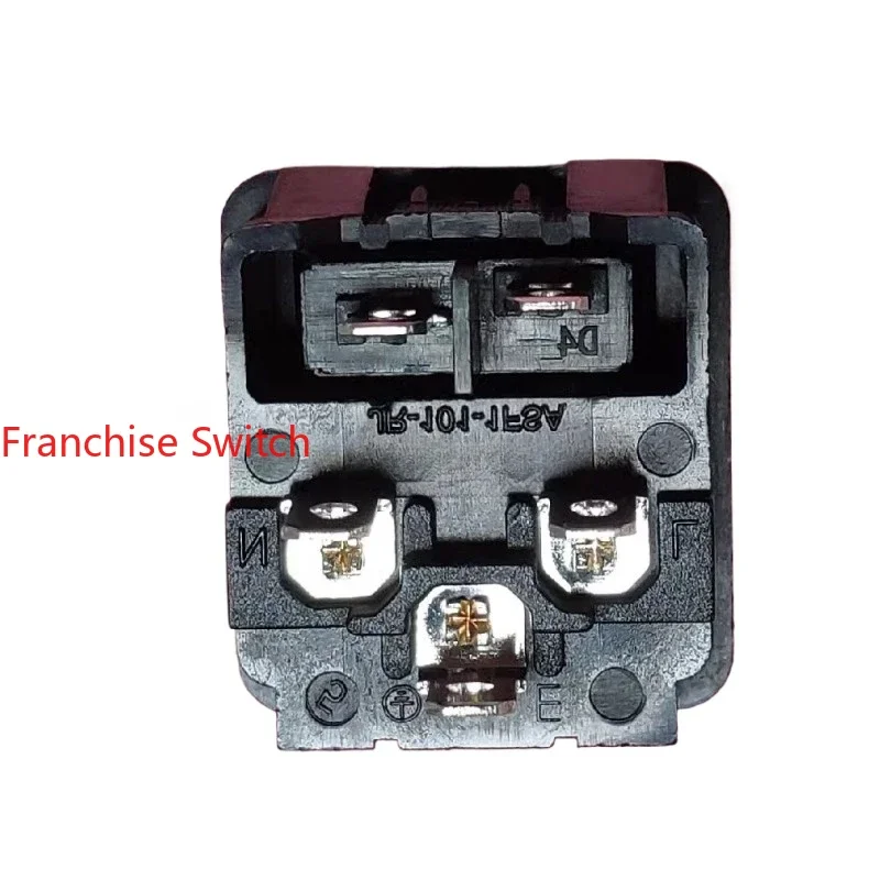 10PCS 2-In-1 socket, card type black, two-pin small switch with certified JR-101-1FSA 5